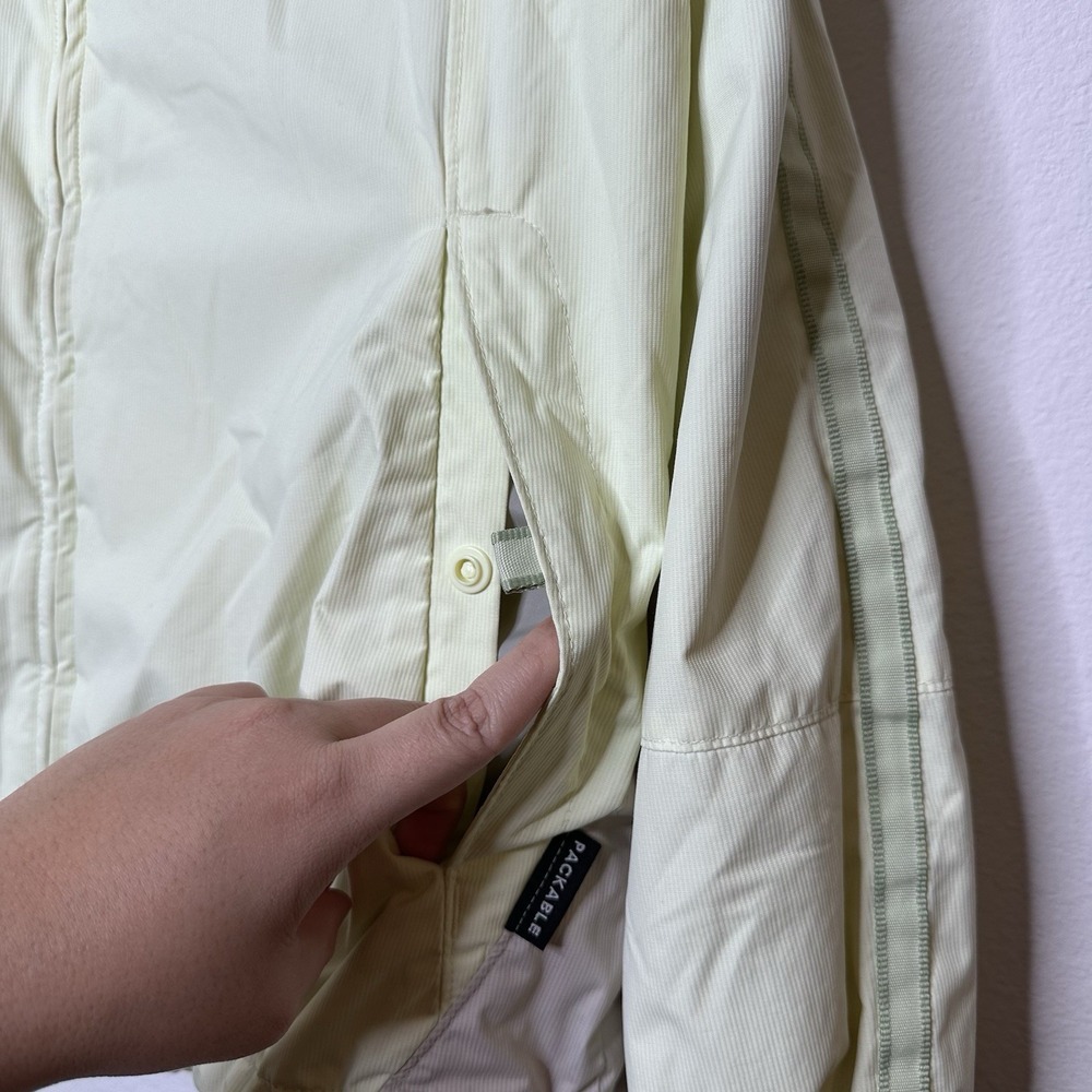 VTG y2k Columbia Womens Windbreaker Size Large Packable Hiking Outdoor - Picture 4 of 8